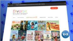 Website Diverse BookFinder. (Photo: VOA)