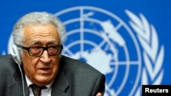 Ðặc sứ của Liên hiệp quốc và Liên đoàn Ả Rập về vấn đề Syria, ông Lakhdar Brahimi.