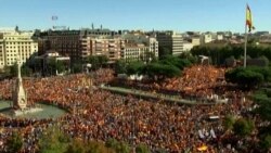 Supporters of Spain's Unity Hold Massive Rally in Barcelona