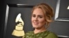 Adele na cerimónia da entrega dos Prémios Grammy