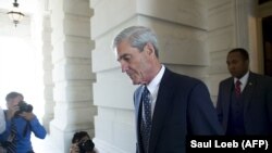 U.S. -- F ormer FBI Director Robert Mueller, special counsel on the Russian investigation, leaves following a meeting with members of the U.S. Senate Judiciary Committee at the US Capitol in Washington, June 21, 2017.