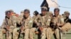 Des soldats de l'armée somalienne dans la ville de Barawe lors de la deuxième phase de l'opération Indian Ocean, le 4 octobre 2014.