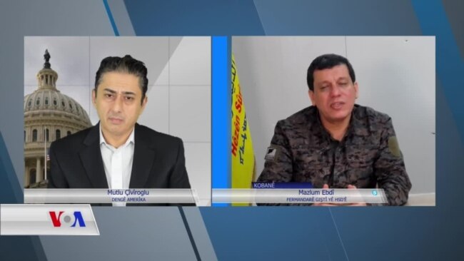 Hevpeyvîna Taybet ya bi Fermandarê Giştî yê HSD'ê Mazlum Ebdî re Hevpeyvîna Taybet ya bi Fermandarê Giştî yê HSD'ê Mazlum Ebdî re