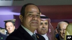 Le président Abdel Fattah al-Sissi d'Egypte lors d'une visite à Ryad, Arabie saudite, 21 mai 2017.