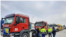 Bosnia-Herzegovina - Protest of the trucking companies, Sarajevo, 9Mar2022