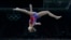 Daria Spiridonova of Russia competes on the balance beam during the women&#39;s qualifications.