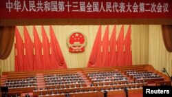 8일 중국 베이징 인민대회당에서 전국인민대표대회가 열렸다. 