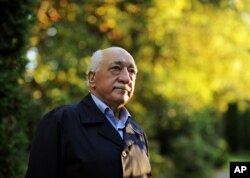 FILE - In this Sept. 24, 2013 file photo, Turkish Islamic preacher Fethullah Gulen is pictured at his residence in Saylorsburg, Pa.