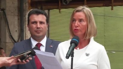 Могерини со порака до граѓаните на Македонија