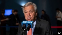 Le secrétaire général des Nations Unies Antonio Guterres.