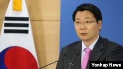 김형석 한국 통일부 대변인. (자료사진)