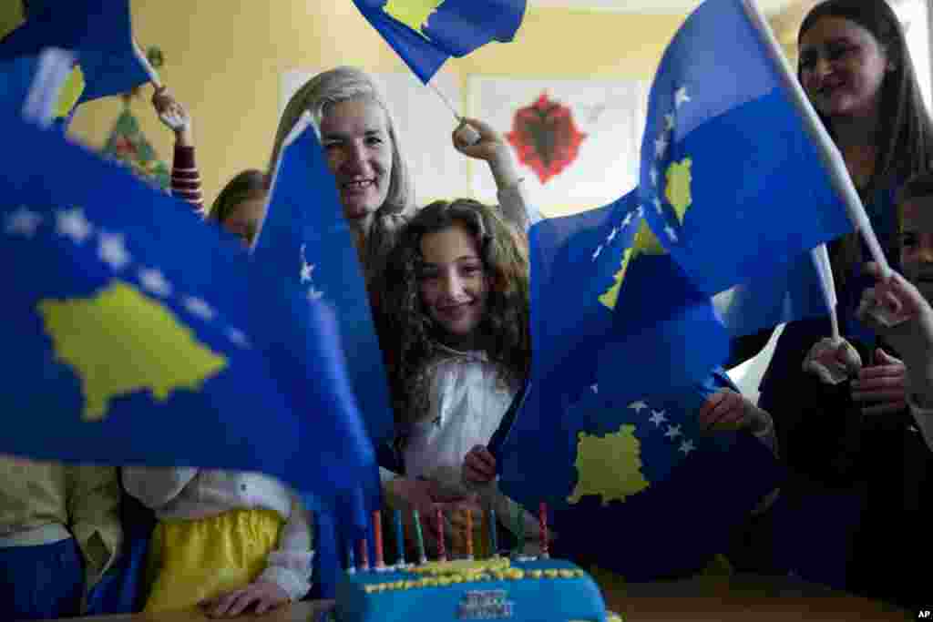 Kosovo Independence Girl