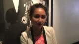 Cheverly Amalia, produser eksekutif sekaligus aktris dalam film "Blackout Experiment" di Los Angeles (VOA/Dhania)