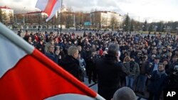 Демонстрация в Беларуси. 10 марта 2017 г.
