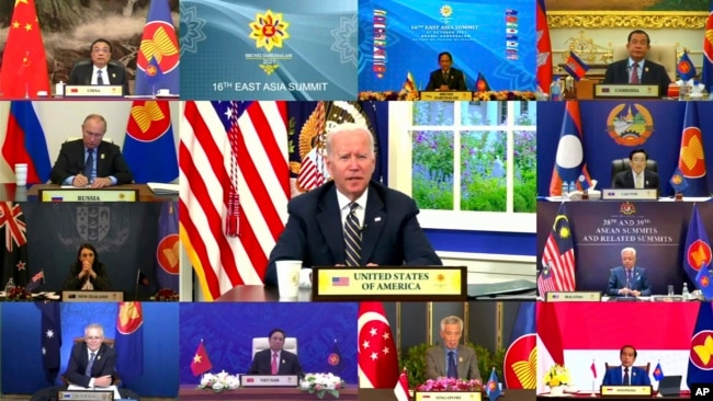 Tổng thống Joe Biden phát biểu tại Hội nghị EAS.