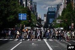 Kawasan Akihabara Tokyo, Jepang, 28 September 2020. (Charly TRIBALLEAU / AFP)