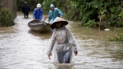 Một khu vực ở Quảng Trị bị lũ lụt vào ngày 20/10/2020.