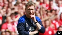 Mantan manajer Everton yang kini menjadi manajer MU, David Moyes, akan membawa MU bertandang di kandang Swansea (foto: dok).