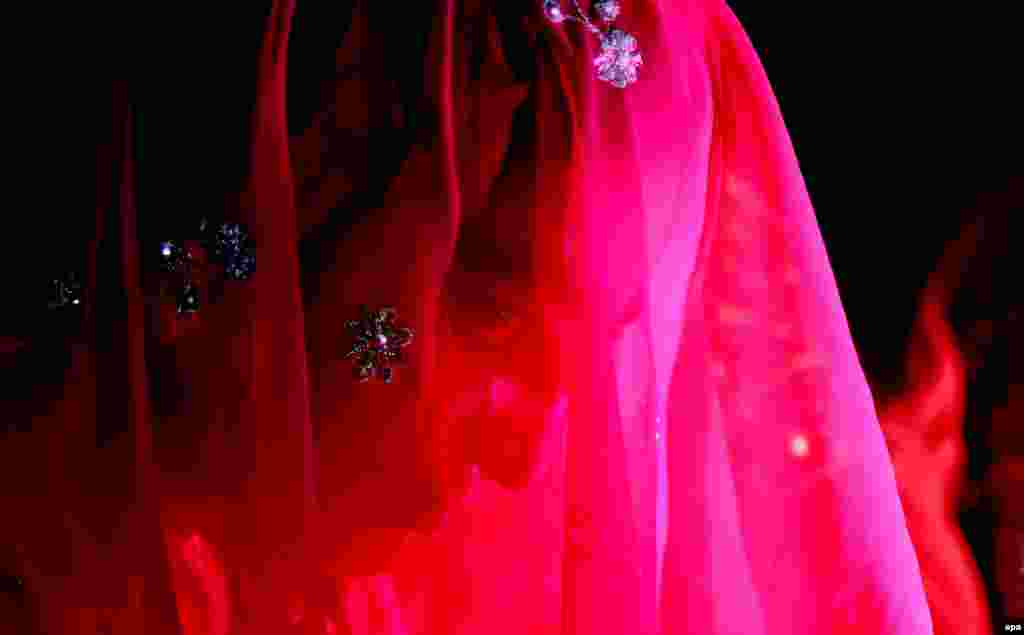 A Pakistani bride attends a mass wedding ceremony in Karachi, Pakistan.