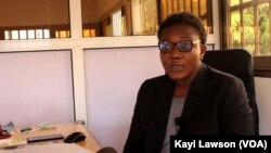 Emefa Kpegba, directrice de E-Technopole à Lomé, 14 mars 2021.