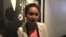 Cheverly Amalia, produser eksekutif sekaligus aktris dalam film "Blackout Experiment" di Los Angeles (VOA/Dhania)