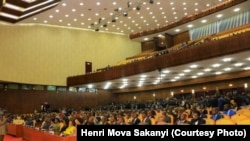 Bakeli na mibeko na Assemblée nationale, na Palais du peuple, Kinshasa, 28 janvier 2019.