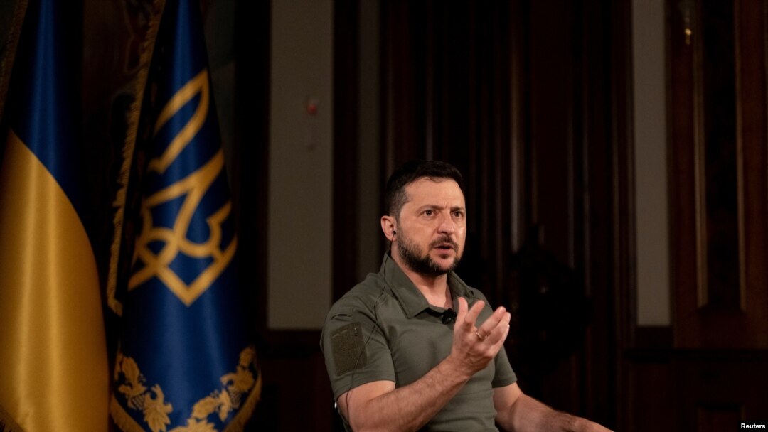 Tổng thống Ukraine Volodymyr Zelenskyy. 