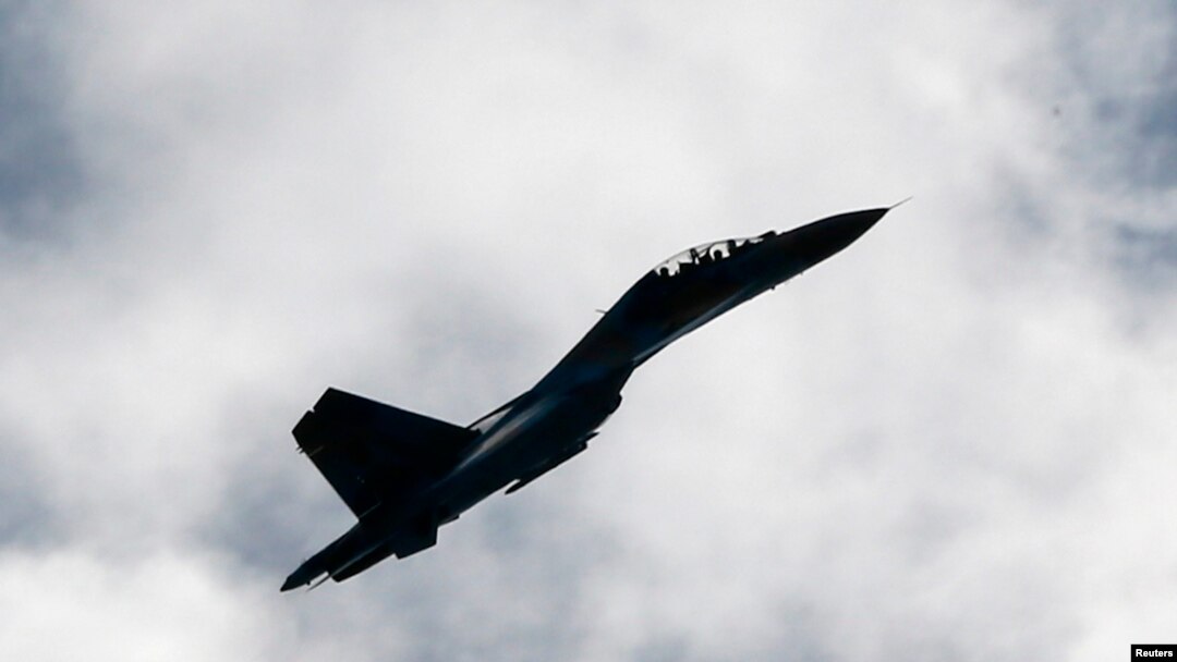 Máy bay chiến đấu Su-27 của Ukraine.