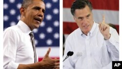 Predsednik Barak Obama i njegov verovatni republikanski rival Mit Romni
