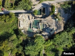 General view of the site where 2,300-year-old bronze statues have been discovered in San Casciano dei Bagni, Italy, in this handout photo obtained by Reuters on November 8, 2022. (Ministero della Cultura/Handout via REUTERS)