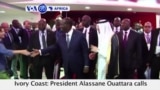 VOA60 Africa - Ivory Coast: President Alassane Ouattara calls for more engagement in the fight against terrorism