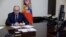 ფოტო არქივიდან: რუსეთის პრეზიდენტი ბრიანსკის ოლქში შექმნილ ვითარებასთან დაკავშირებით, შეხვედრას მართავს. 22 აგვისტო, 2024 წ.
