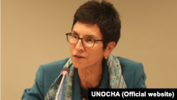 Deputi kepala badan kemanusiaan PBB (UNOCHA), Ursula Mueller 