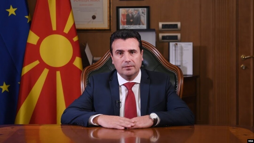 Odlazeći premijer Severne Makedonije Zoran Zaev (Foto: VOA)