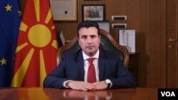 Odlazeći premijer Severne Makedonije Zoran Zaev (Foto: VOA)