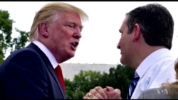 Republicans Trump and Cruz in Texas Showdown