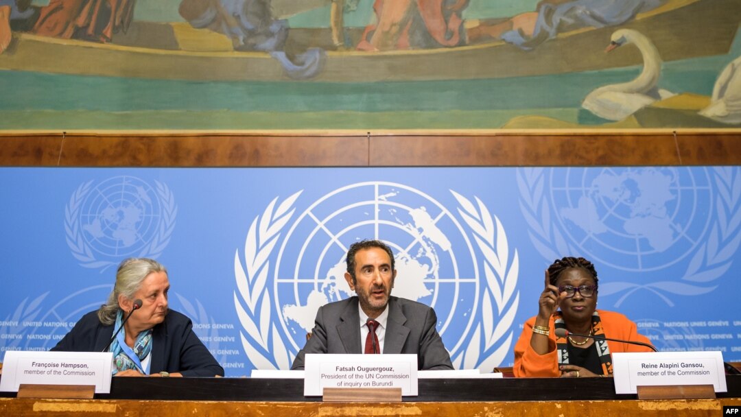 Abagize umurwi wa ONU utohoza ku Burundi 