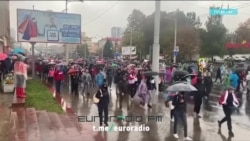 Белорусские силовики применили против протестующих водометы и светошумовые гранаты