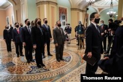 Article of impeachment against former president Trump delivered to Senate