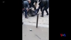 法國總統馬克龍開除打傷抗議者的保安人員 (粵語 )