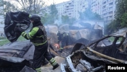 Aftermath of a Russian missile attack in Kharkiv