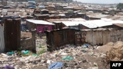 the slum of Mathare, one of the poorest slums in Nairobi. 