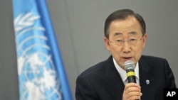 UN Secretary-General Ban Ki-moon attends a news conference in Brasilia, Brazil (File Photo - June 17, 2011)