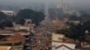 FILE - This general view shows Bangui, Central African Republic, on Feb. 16, 2016. Communication ministers from the Economic Community of Central African States, ECCAS, are meeting in the capital to discuss ways to stop hate speech.