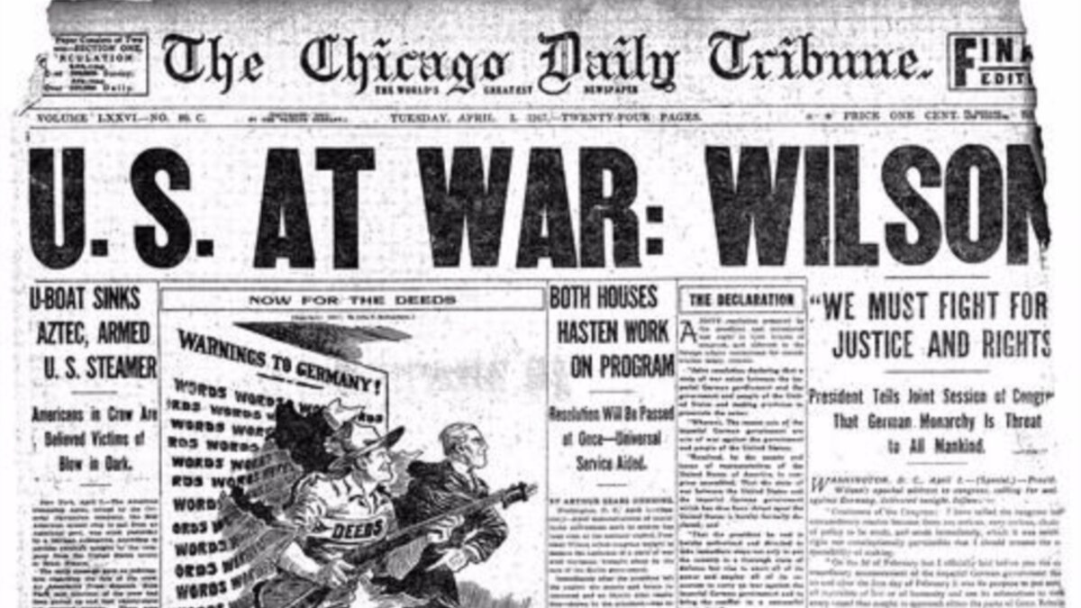 This Day in History: US Marks Centennial of Entry Into the 'Great War'