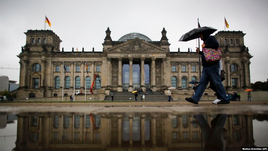 Tòa nhà Reichstag, nơi du khách Trung Quốc bị bắt.