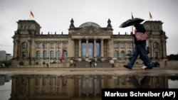 Tòa nhà Reichstag, nơi du khách Trung Quốc bị bắt.