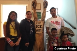 Javier Flores – living in Philadelphia’s Arch Street United Methodist Church. (Photo courtesy Philly.com)