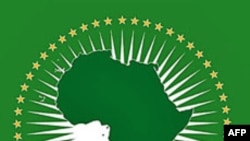 A handout file photo released by the African Union in Addis Ababa shows the AU flag