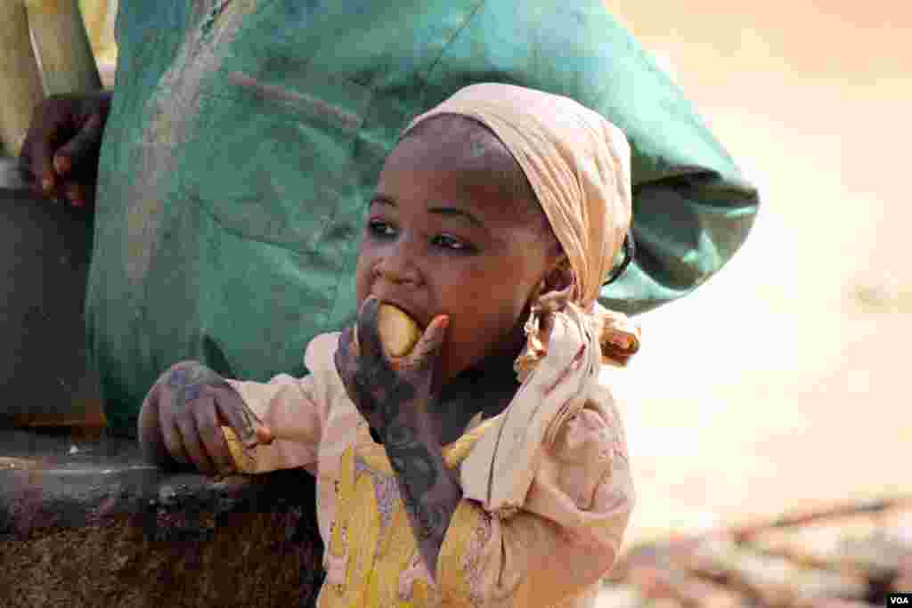 Three years after the last elections, some Nigerians who fled their homes because of the violence still live like refugees, in makeshift camps, hoping that someone will provide resources for them to rebuild or relocate, Kaduna, Nigeria, Feb 14, 2014. 